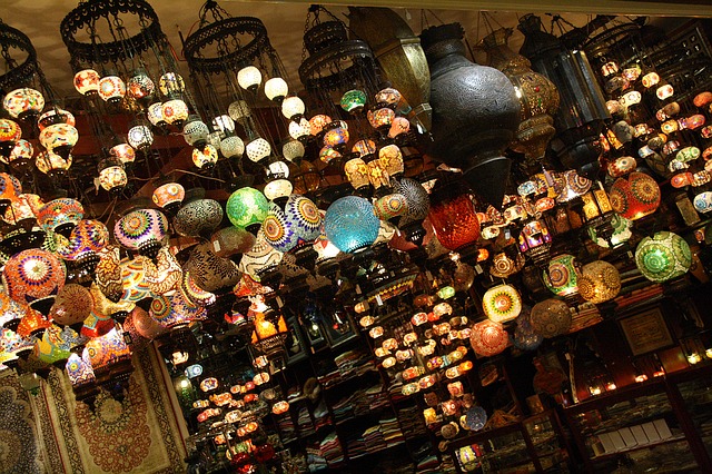 orientalne lampy wiszące 